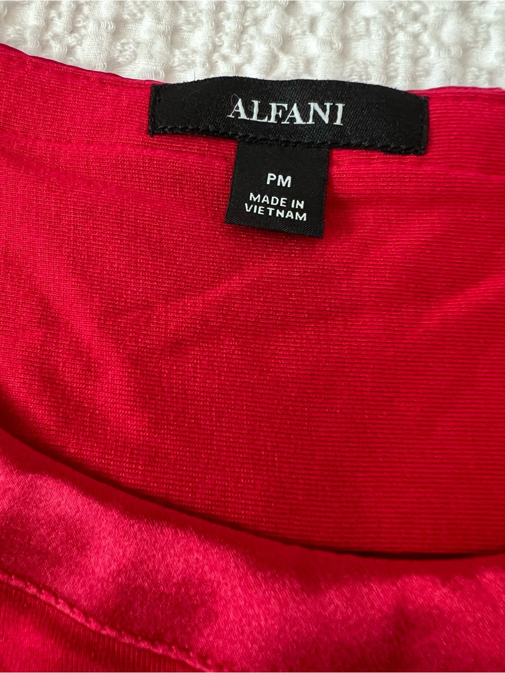 Petite Petite Alfani Bright Red Women's Blouse